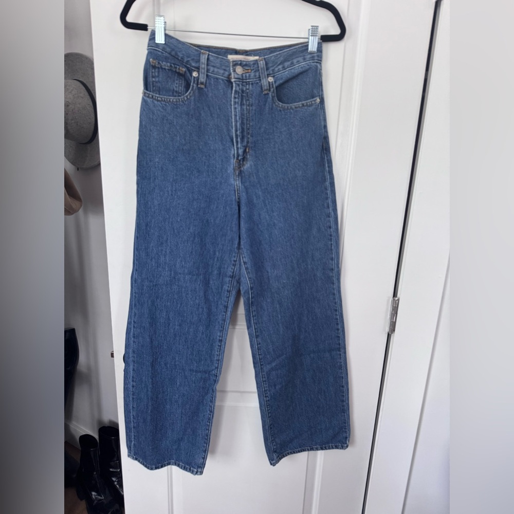 Levi's Blue Straight Leg Jeans Classic Fit